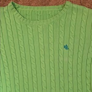 Green RL sweater
